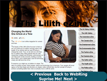 Tablet Screenshot of lilithezine.com