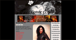 Desktop Screenshot of gothic.lilithezine.com